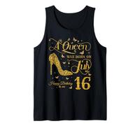 Une reine est née le 16 juillet Joyeux anniversaire 16 juillet Débardeur