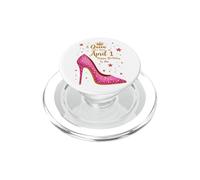 Une Reine est née Le 1er Avril Célébration d'anniversaire Glamour PopSockets PopGrip pour MagSafe
