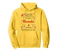 Une Reine est née Le 4 Novembre (4e Anniversaire de Naissance) Sweat à Capuche
