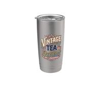 Une renaissance du thé vintage imprégnée de tradition et de culture festive Gobelet isotherme en acier inoxydable double paroi