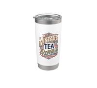 Une renaissance du thé vintage imprégnée de tradition et de culture festive Gobelet isotherme en acier inoxydable double paroi