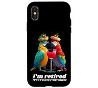 Une Retraite drôle Je suis à la Retraite Il est 5 Heures Partout Coque pour iPhone X/XS