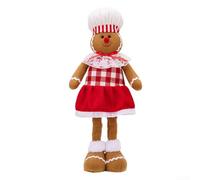 Une retraite joyeuse avec une décoration de Noël rétractable, décoration de table mignonne chef homme (C)