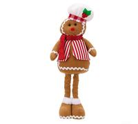 Une retraite joyeuse avec une décoration de Noël rétractable, décoration de table mignonne chef homme (B)