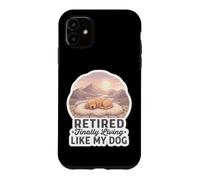 Une retraitée drôle VIT Enfin comme ma mère Chienne à la Retraite Coque pour iPhone 11