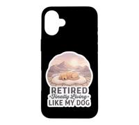Une retraitée drôle VIT Enfin comme ma mère Chienne à la Retraite Coque pour iPhone 16 Plus