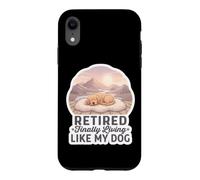 Une retraitée drôle VIT Enfin comme ma mère Chienne à la Retraite Coque pour iPhone XR