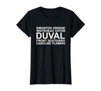 Une Rue de Key West, en Floride, nomme Duval Bold Keys Souvenir T-Shirt Graphique avec Valeur