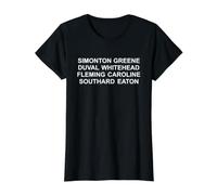 Une Rue de Key West, en Floride, nomme Duval Keys Souvenir T-Shirt Graphique avec Valeur