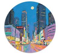 Une Rue fréquentée Puzzle 1000 Pieces Cadeau Unique Rue Ville Jeu Éduchatif Défi Jouet À De Qualité Supérieure Peinture Art pour Adultes Et Enfants À Partir De 14 Ans 1000pcs (67.5x67.5cm)