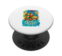 Une Saga des Mers L'Aventure de l'enfance de Kenneth Grahame Sea PopSockets PopGrip Adhésif