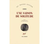 Une saison de solitude Zülfü Livaneli (Auteur), Timour Muhidine (Traduction)