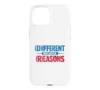 Une Satire Politique Amusante pour des Raisons différentes Coque pour iPhone 15