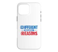 Une Satire Politique Amusante pour des Raisons différentes Coque pour iPhone 16 Pro Max