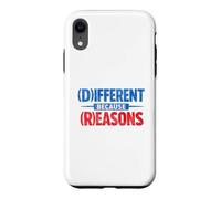 Une Satire Politique Amusante pour des Raisons différentes Coque pour iPhone XR