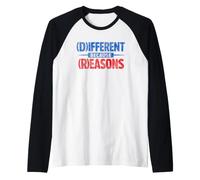 Une Satire Politique Amusante pour des Raisons différentes Manche Raglan
