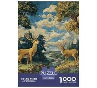 Une scène de rêve Puzzle De 1000 Pièces Le Cadeau Parfait pour La Famille Et Les Amis Puzzle À Faire Soi-même pour Décoration D'intérieur,Cadeaux pour Adultes Et Enfants38x26cm/1000pcs