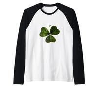 Une Seule découpe de trèfle à Trois Feuilles Manche Raglan
