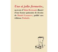 Une si jolie fermette - Alain Bertrand - Finitude - broché - Roman