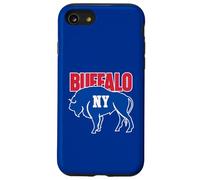 Une Silhouette de Bison Vintage Souvenir de New York Coque pour iPhone SE (2020) / 7/8