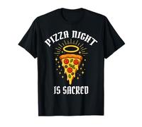 Une soirée pizza amusante est une fête de famille sacrée T-Shirt