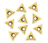 Une solution complète de dix inserts en carbure TCMT110204 à haute efficacité parfaitement conçus pour les opérations métalliques difficiles