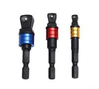 Une solution complète de trois tailles essentielles d'adaptateurs de douille de perceuse (B)