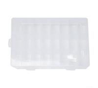 Une solution pour garder vos bijoux organisés avec des grilles réglables pour s'adapter à n'importe quelle taille de collection (24 compartiments)