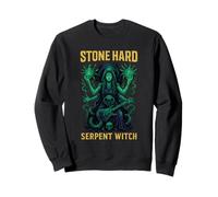Une sorcière serpent invoque le chaos dans un rituel occulte Sweatshirt