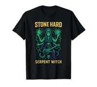 Une sorcière serpent invoque le chaos dans un rituel occulte T-Shirt