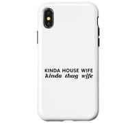 Une Sorte De Femme Maison Un Peu Voyou Épouse Ironique Drôle Coque pour iPhone X/XS