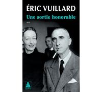 Eric Vuillard – Une sortie honorable – Roman – Poche – Actes Sud