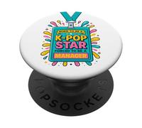 Une Star de la K-Pop de Born to Be forcée de Devenir Manager Un rêve Musical drôle PopSockets PopGrip Adhésif