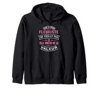 Une Super Fleuriste ne vieillit pas cadeau Fleuriste Sweat à Capuche