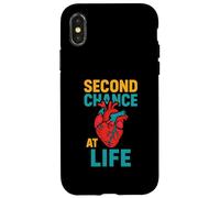 Une survivante du cœur a Une deuxième Chance de Vivre Cool Surgery Recovery Coque pour iPhone X/XS