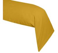 - Une Taie de traversin Couleur Moutarde - 45 x 185 cm