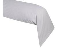 Une taie de traversin en coton gris perle 45 x 185 cm GRIS PERLE G