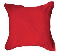 Une Taie d'oreiller rouge 75 x 75 cm Rouge G