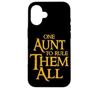 Une Tante pour Les gouverner Tous de façon Amusante Coque pour iPhone 16