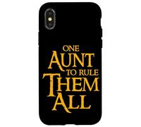 Une Tante pour Les gouverner Tous de façon Amusante Coque pour iPhone X/XS