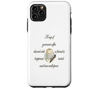 Une Tasse de café Gourmet partagée avec Un ami Coque pour iPhone 11 Pro Max