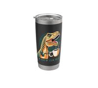 « Une tasse de thé, Rex? » - Libérez votre dinosaure intérieur Gobelet isotherme en acier inoxydable double paroi
