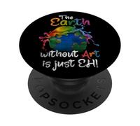 Une Terre Vintage sans Art, C'est Juste Eh Planet Art Earth Day PopSockets PopGrip Adhésif