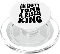 Une Tombe Vide Un Roi Risen Christian Resurrection Sunday PopSockets PopGrip pour MagSafe
