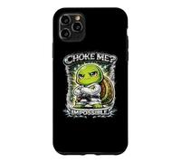 Une Tortue Rigolote Au Jjb - « Choke Me Impossible ». Coque pour iPhone 11 Pro Max