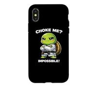 Une Tortue Rigolote De Jiu-Jitsu - Me Strangler Impossible Coque pour iPhone X/XS