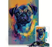 Une Touche de personnalité︰ Puzzle Carlin Vibrant pour Adultes 1000 pièces Smart Reason Toy Group Joy Smooth Edge Fine Art Piece 38x26cm