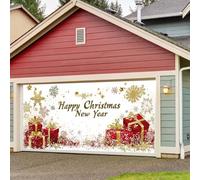 Une touche festive dans votre garage avec notre bannière de Noël incontournable qui fera les têtes ce Noël ! (B, 400x180cm)