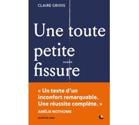 Une toute petite fissure - Claire Griois - Quartier Libre - broché - Roman