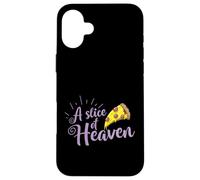 Une Tranche de Paradis Fast Food Pizza Fromage Coque pour iPhone 16 Plus